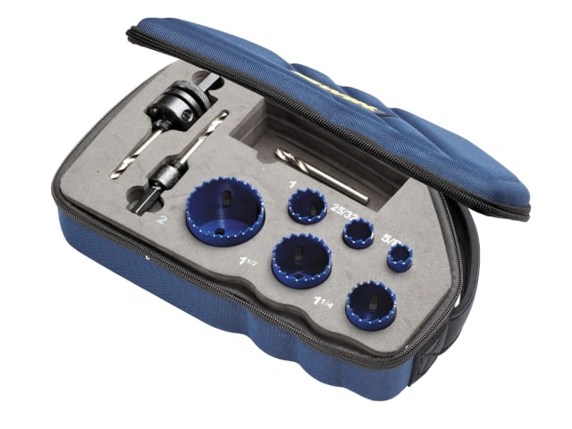 IRW10506441 INT600L Bi-Metal High Speed Holesaw Set, 9 Piece