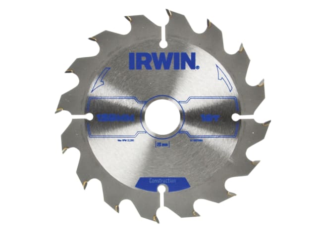 IRW1897086 Construction Circular Saw Blade 125 x 20mm x 16T ATB