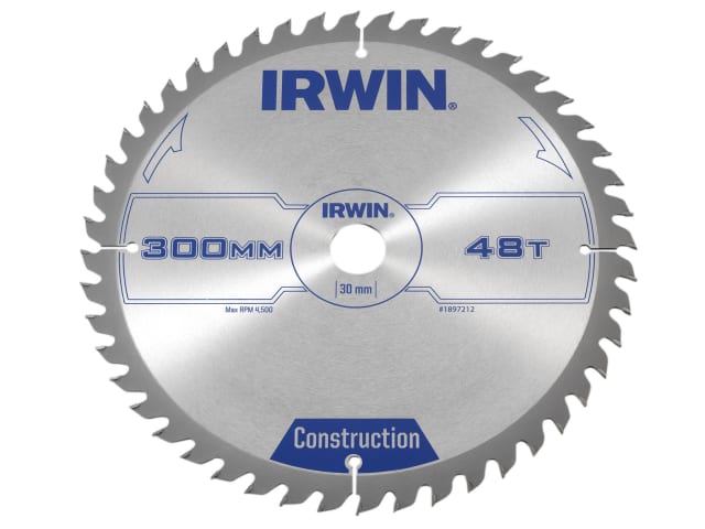 IRW1897212 General Purpose Table & Mitre Saw Blade 300 x 30mm x 48T ATB