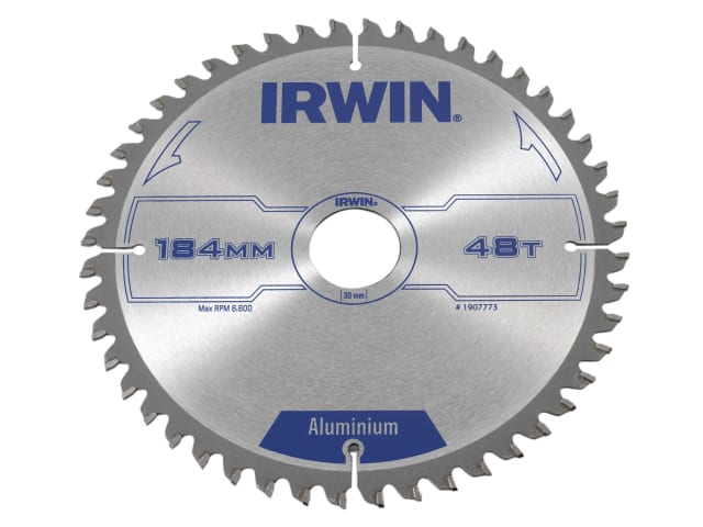 IRW1907773 Professional Aluminium Circular Saw Blade 184 x 30mm x 48T TCG