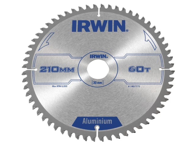 IRW1907775 Professional Aluminium Circular Saw Blade 210 x 30mm x 60T TCG