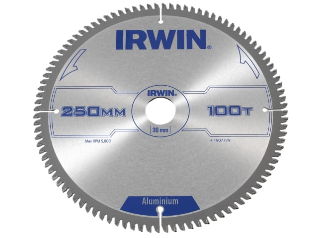 IRW1907779 Professional Aluminium Circular Saw Blade 250 x 30mm x 100T TCG