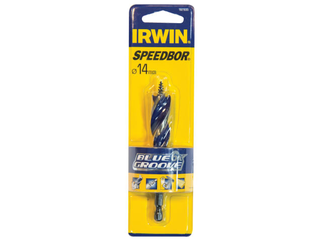 IRW1921930 Blue Groove 6X Stubby Wood Bit 14 x 100mm