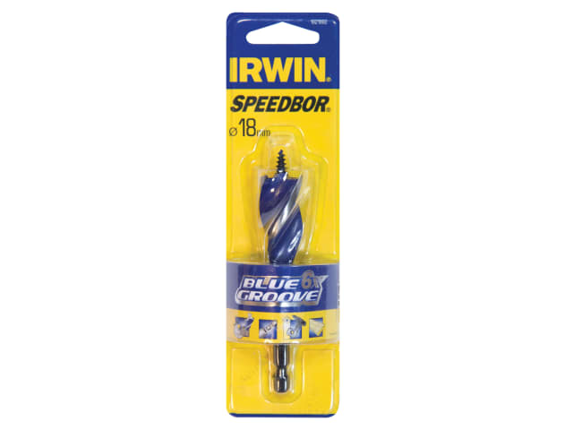 IRW1921992 Blue Groove 6X Stubby Wood Bit 18 x 100mm