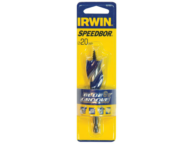 IRW1921993 Blue Groove 6X Stubby Wood Bit 20 x 100mm
