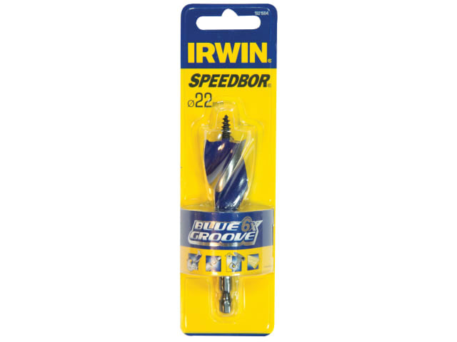 IRW1921994 Blue Groove 6X Stubby Wood Bit 22 x 100mm