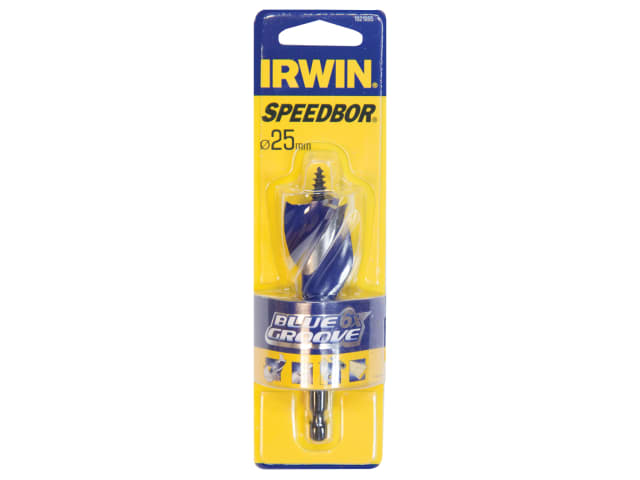 IRW1921995 Blue Groove 6X Stubby Wood Bit 25 x 100mm