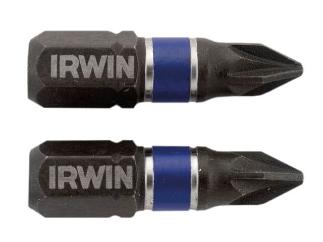 IRW1923352 Impact Screwdriver Bits Pozi PZ1 25mm (Pack 2)
