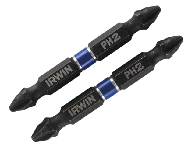 IRW1923375 Impact Double-Ended Screwdriver Bits Phillips PH2 60mm (Pack 2)