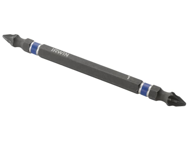 IRW1923407 Impact Double-Ended Screwdriver Bits Pozi PZ1 100mm (Pack 2)
