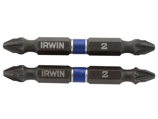 IRW1923409 Impact Double-Ended Screwdriver Bits Pozi PZ2 60mm (Pack 10)