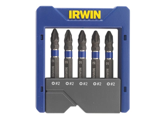 IRW1923435 Pozidriv Impact Screwdriver Pocket Bit Set, 5 Piece