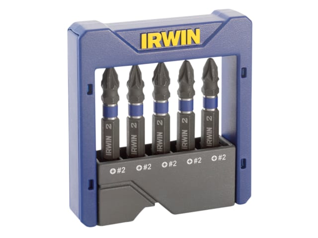 IRW1923435 Pozidriv Impact Screwdriver Pocket Bit Set, 5 Piece
