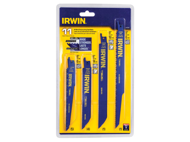 IRW4935496 Bi-Metal Reciprocating Blade Set, 11 Piece