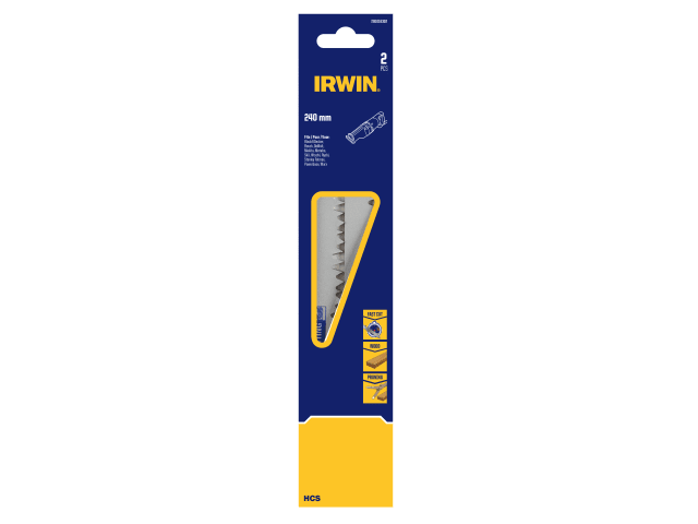 IRWIW1016302 Sabre Saw Blade Coarse Wood Cutting 240mm Pack of 2