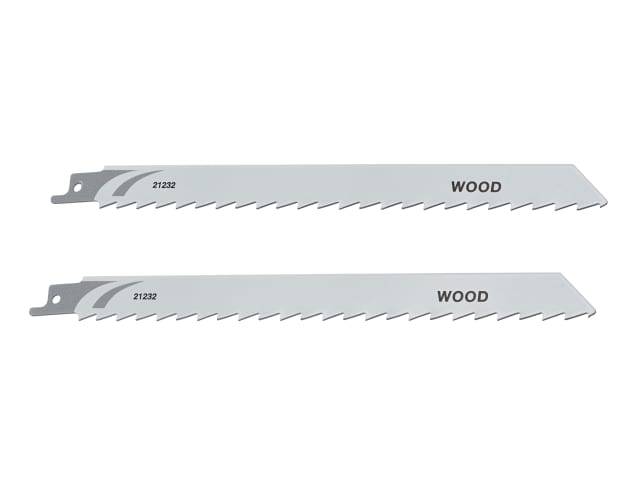 IRWIW1016303 Sabre Saw Blade Coarse Wood Cutting 228mm Pack of 2