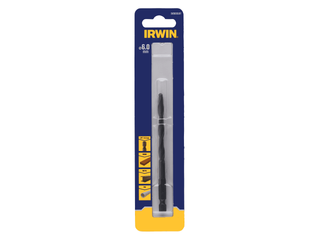IRWIW3035107 HSS Drill Bit Hex Shank Bit 6.0mm