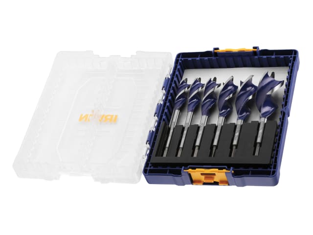 IRWIW4042202 Blue Groove 6X Wood Bit Set, 6 Piece