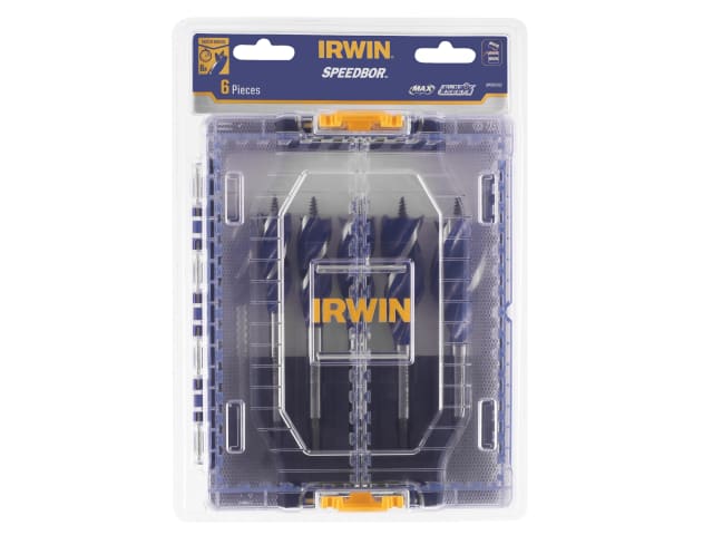 IRWIW4042202 Blue Groove 6X Wood Bit Set, 6 Piece