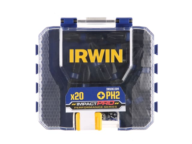 IRWIW6061304 Impact Pro Performance Screwdriver Bits PH2 25mm (Pack 20)