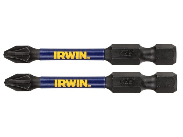IRWIW6061414 Impact Pro Performance Screwdriver Bits PZ3 57mm (Pack 2)