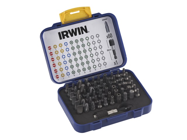 IRWIW6062527 Colour Coded Screwdriver Bit Set, 61 Piece