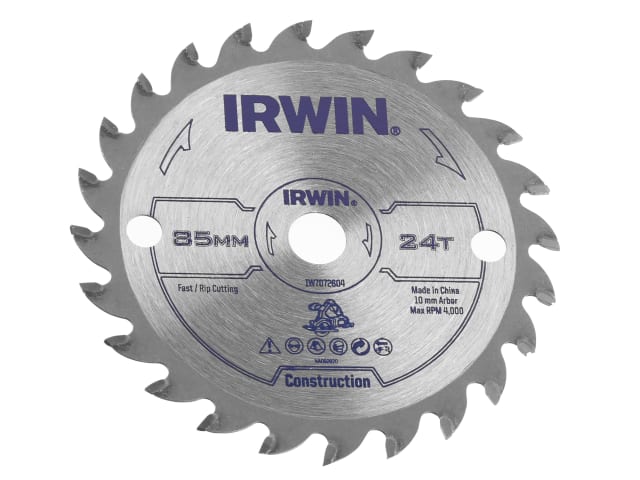 IRWIW7072604 General Purpose Saw Blade 85 x 10mm x 24T ATB