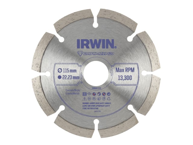 IRWIW8087103 Segmented Diamond Blade 115 x 22.23mm