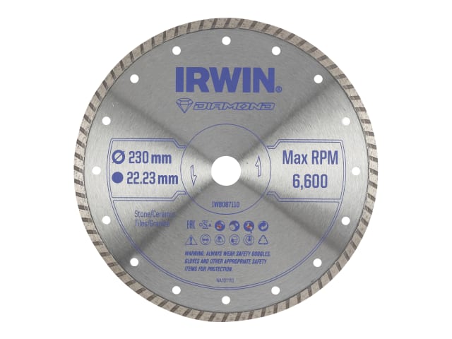 IRWIW8087110 Diamond Blade 230 x 22.23mm