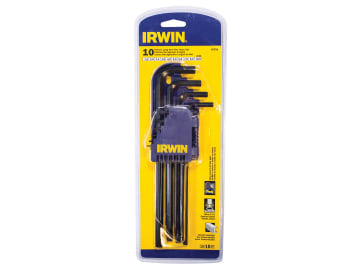IRWT10756 T10756 Metric Long Arm Hex Key Set, 10 Piece