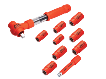 ITL00026 Insulated 1/2in Drive Metric Torque Wrench Kit, 10 Piece
