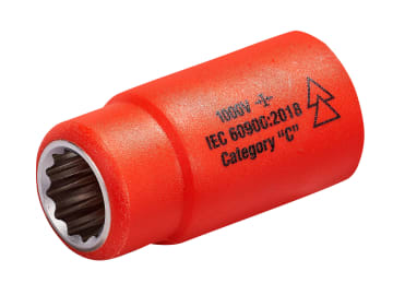 ITL01420 Insulated 1/2in Drive Socket 17mm