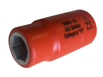 ITL01393 Insulated 1/2in Drive Socket (6 Point) 14mm