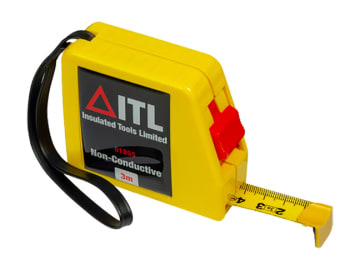 ITL01855 Insulated Non Conductive Tape Measure 3m (Metric Only)