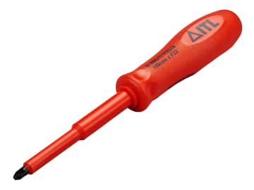 ITL01991 Insulated Slotted/Pozidriv Screwdriver 100 x 6mm x PZ2