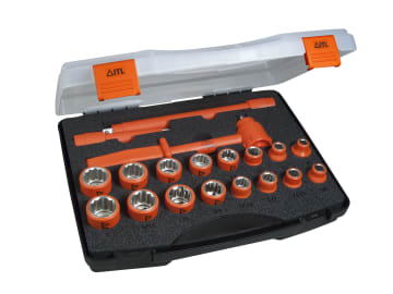 ITL03095 Insulated Socket Set of 19 1/2in Drive