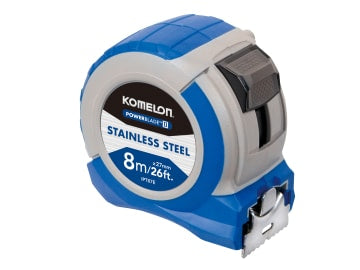 KOMIPT87E Stainless Steel PowerBlade™ Pocket Tape 8m/26ft (Width 27mm)