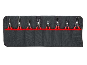 KPX001958V02 Tool Roll Circlip Plier Set, 8 Piece