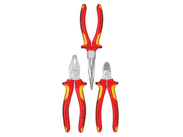 KPX002012 Elektro VDE Pliers Set, 3 Piece