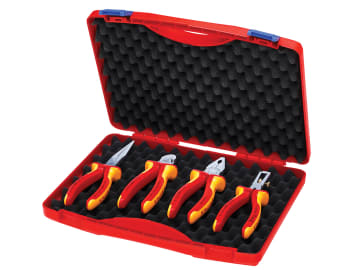 KPX002015 VDE Pliers Set in Case, 4 Piece