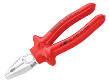 KPX0307200 VDE Combination Pliers Dipped Handles 200mm