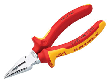 KPX0826145 VDE High Leverage Needle Nose Pliers 145mm