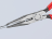 KPX2501160 Snipe Nose Side Cutting Pliers (Radio) PVC Grip 160mm (6.1/4in)