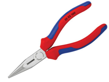 KPX2502160 Snipe Nose Side Cutting Pliers (Radio) Multi-Component Grip 160mm (6.1/4in)