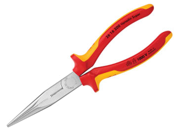 KPX2616200 VDE Long Snipe Nose Side Cutting Pliers 200mm