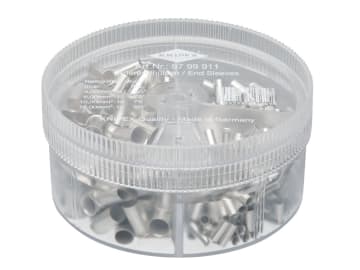 KPX9799911 Non-Insulated Wire Ferrules Assortment Box, 350 Piece