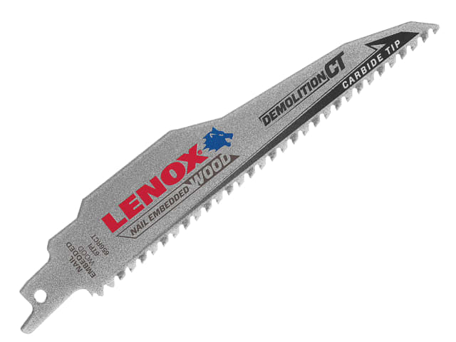 LEN1832118 656RCT DEMOLITION CT™ Reciprocating Saw Blade 150mm 6 TPI