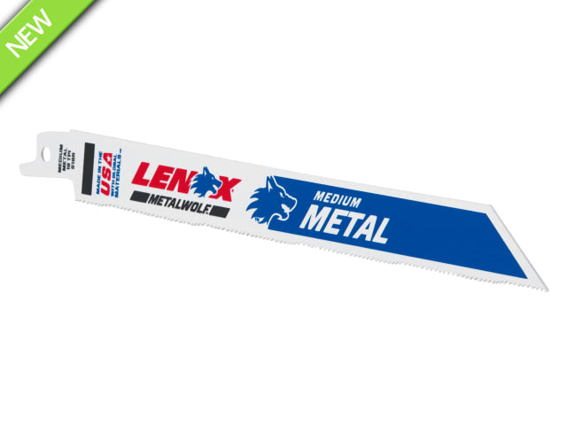 LEN20487B818 MetalWolf Wave Edge Reciprocating Saw Blade 203 x 19 x 0.9mm 18 TPI (Pack 25)