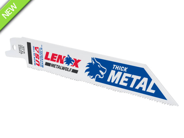 LEN20494B614 MetalWolf Wave Edge Reciprocating Saw Blade 152 x 19 x 0.9mm 14 TPI (Pack 25)