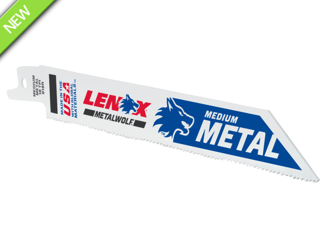 LEN20529B618 MetalWolf Wave Edge Reciprocating Saw Blade 152 x 19 x 0.9mm 10 TPI (Pack 25)